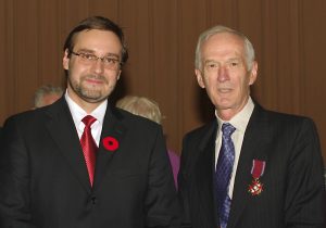 Konsul Generalny Grzegorz Morawski z Maciejm Zarembą.